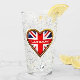 Copo De Pint Corações Britânicos