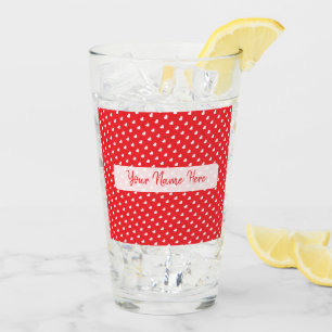 Copo De Pint Corações Feliz Dia dos Namorados Padrão de Amor Mo