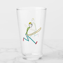 Copo De Pint Corda de Saltar Stickman