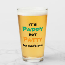 Cores da Bandeira Irlandesa Engraçada Paddy Não Pa