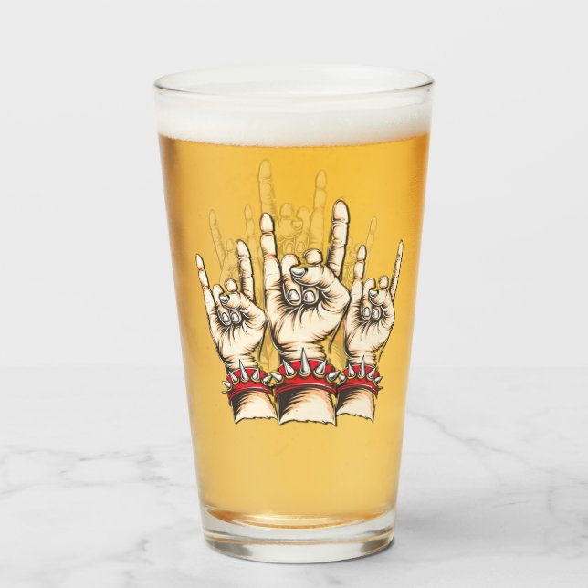 Copo De Pint Cornos para Cima (Frente (Preenchido))