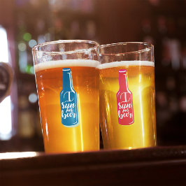 Copo De Pint Corro Para Uma Garrafa Azul De Humor De Malhação D