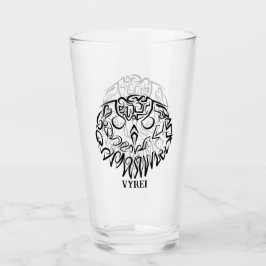 Copo De Pint Coruja Branca e Negra