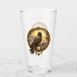Copo De Pint Corvo Guardião do Tempo – Relógio Gótico
