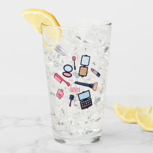 Copo De Pint Cosméticos / ilustração de desenho animado