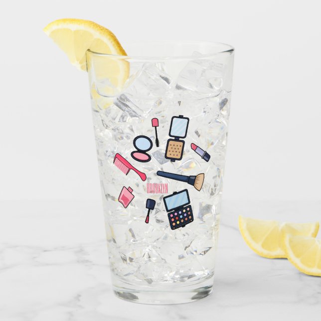 Copo De Pint Cosméticos / ilustração de desenho animado (Gelo frontal)