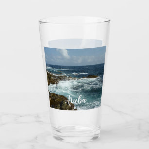 Copo De Pint Costa Rocky de Aruba e Oceano Azul