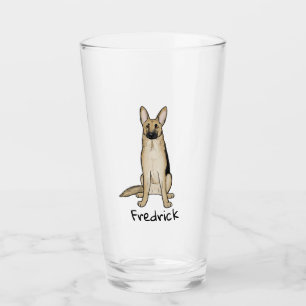 Copo De Pint Costume bonito dos desenhos animados do cão de