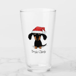 Copo De Pint Costume engraçado do cão do Wiener do Xmas do