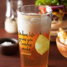 Copo De Pint Cota Amarelo Limão Engraçado Moderno