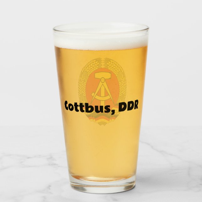 Copo De Pint Cottbus, Alemanha Oriental (DDR, GDR) Ossi (Traseira (Preenchido))