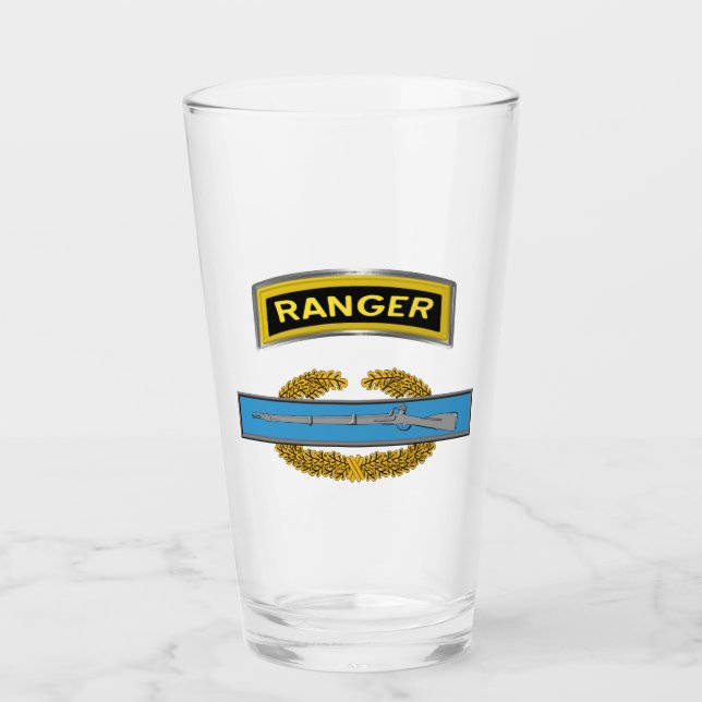 Copo De Pint Crachá de Infantaria de Combate Mestre MCIB (Frente)