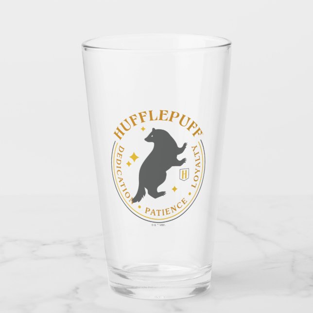 Copo De Pint Crachá de Orgulho da Casa dos Badgers HUFFLEPUFF™ (Frente)