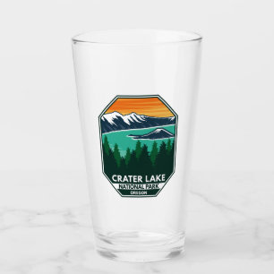 Copo De Pint Crater Lake National Park Elk Retro Compass Emblem