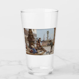 Copo De Pint Crianças alimentando pombos em Veneza (por Paolett