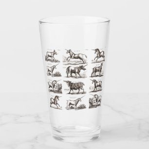 Copo De Pint Criatura Mágica Clássica do Unicórnio Antiquado