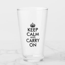 Copo De Pint Crie o seu próprio Keep Calm and Carry On
