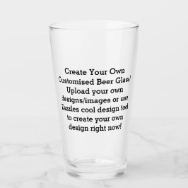 Copo De Pint Crie Seus Próprios Óculos De Cerveja Personalizado