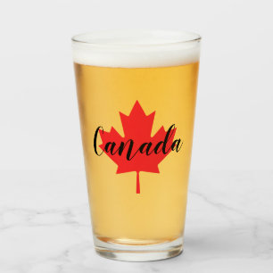 Copo De Pint Crie sua folha de mapa vermelho personalizado do C