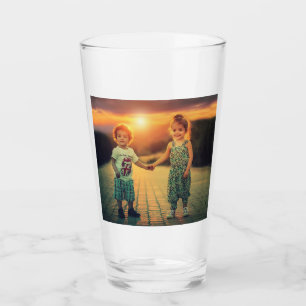 Copo De Pint Crie sua própria família Foto personalizável