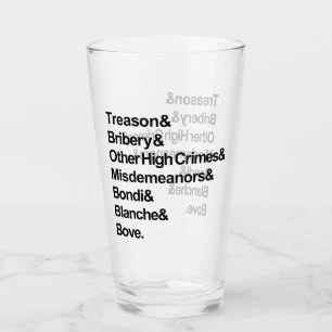 Copo De Pint Crimes Graves & Delitos Menores - Impeach Bondi Bl