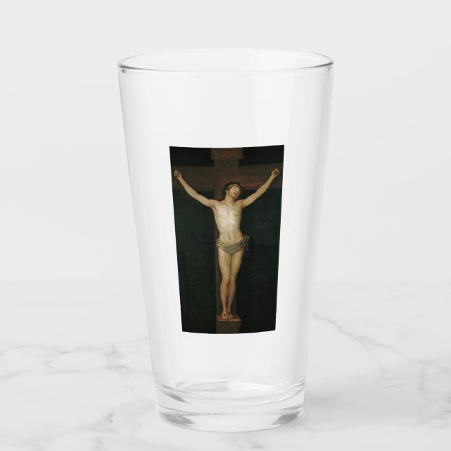Copo De Pint Cristo Crucificado (Jesus na Cruz) (de Goya) (Frente)