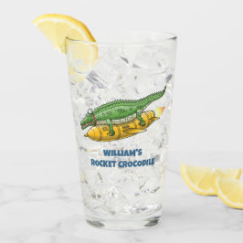 Copo De Pint Crocodilo Foguete