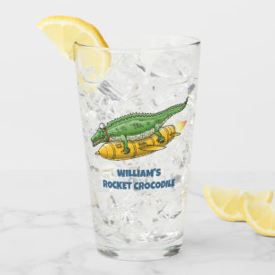 Copo De Pint Crocodilo Foguete