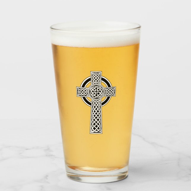 Copo De Pint Cruz Celta (Frente (Preenchido))