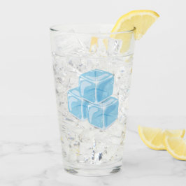 Copo De Pint Cubos de Gelo Azul para Bebida