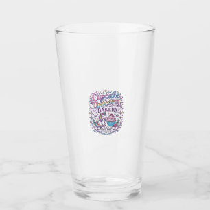 Copo De Pint Cupcake Unicórnio Padaria Unicórnio Fundo Branco P