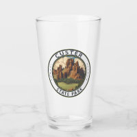 Custer State Park South Dakota Viagem Art Vintage