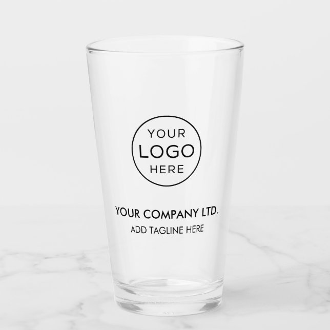Copo De Pint Custom Business Logo (Frente)
