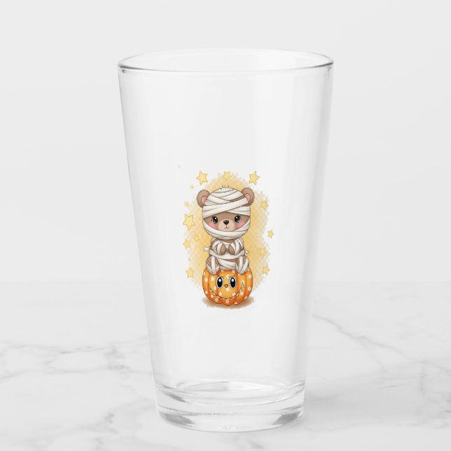 Copo De Pint Cute Mummy Bear Halloween (Frente)