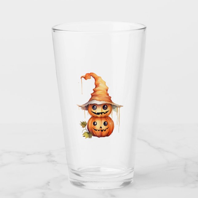 Copo De Pint Cute Pumpkins Sticker (Frente)