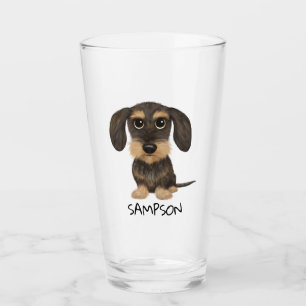 Copo De Pint Dachshund  Cão de Cartoon Bonito Teckel