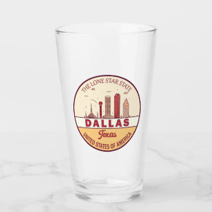 Copo De Pint Dallas Texas City Skyline Emblem