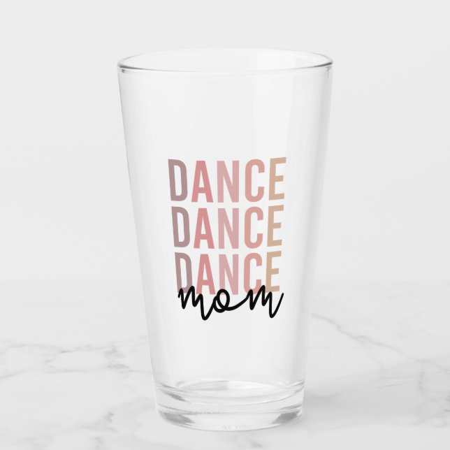 Copo De Pint Dance Mãe | Dance Mama | Dancer Mama Gift (Frente)