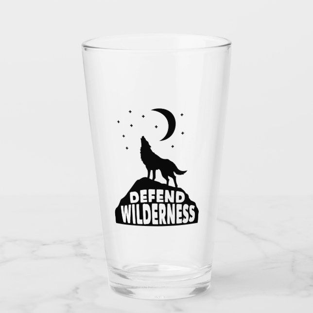 Copo De Pint Defender Wilderness Wolf Moon (Frente)