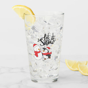 Copo De Pint Deixe-o nevar em um