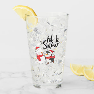 Copo De Pint Deixe-o nevar em um