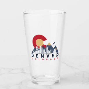 Copo De Pint Denver Colorado Flag Camping Hiking Souvenirs 80s