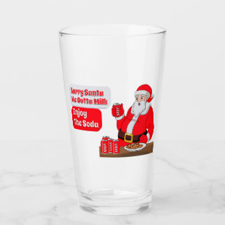 Copo De Pint Desculpe Papai Noel Estamos Sem Leite Aproveite O