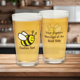 Copo De Pint Desenho de Abelha