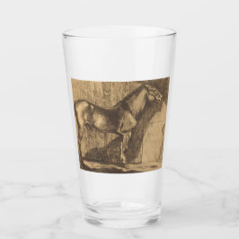 Copo De Pint Desenho de um Pony (por Paul-Albert Besnard)