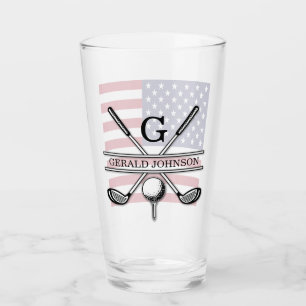 Copo De Pint Desenho Patriótico da Bandeira Americana
