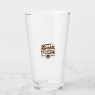 Copo De Pint Desenho Vetorial de Bruxa Vintage de Halloween de