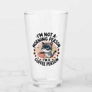 Copo De Pint Design de gato divertido de primeira atitude do ca