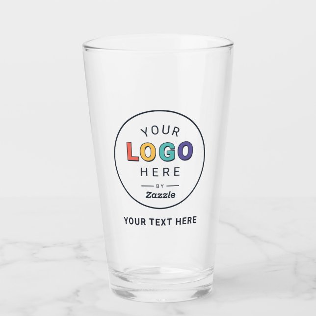 Copo De Pint Design de Logo de Marca Personalizado (Frente)