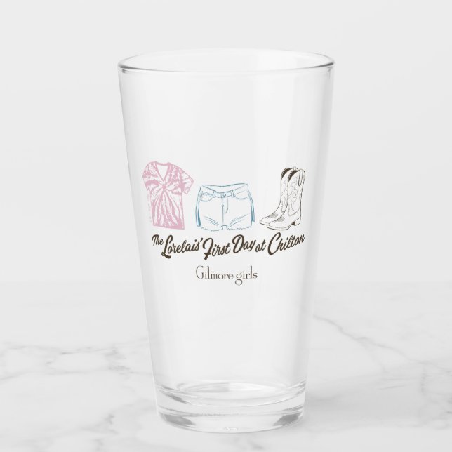Copo De Pint Design de Roupa da Lorelai Chilton de Gilmore Girl (Frente)